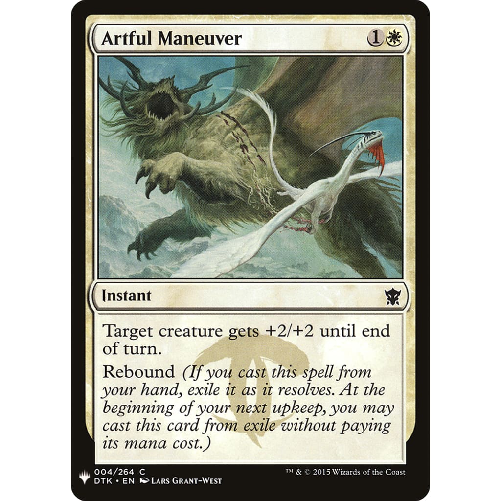 Artful Maneuver (PLST-DTK-4) - Single