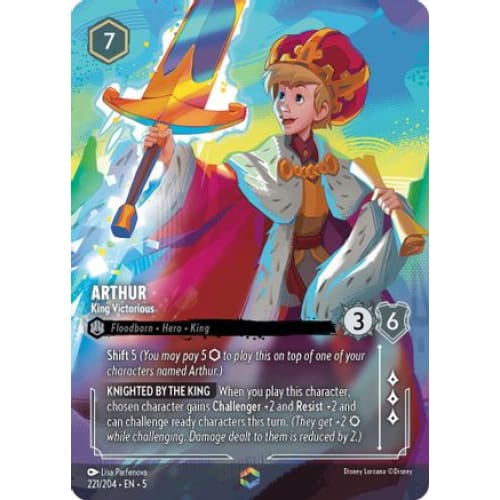 Arthur - King Victorious (Enchanted) (221/204) - Shimmering