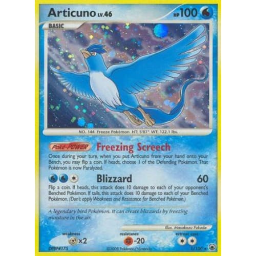 Articuno (001/100) Holo Rare Holofoil - Single
