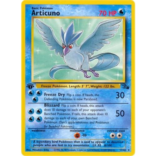 Articuno (017/062) Rare Classic Unlimited - Single