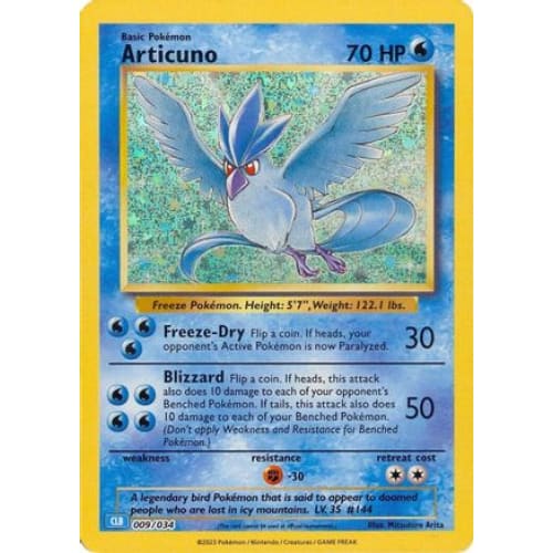 Articuno (9) Rare Holofoil - Single