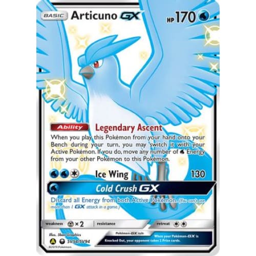 Articuno-GX (SV54/094) Rare Shiny GX Holofoil - Single