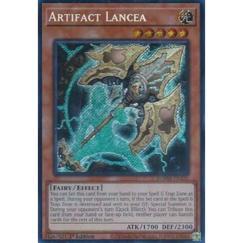 Artifact Lancea - BLMM-EN125 Secret Rare 1st Edition