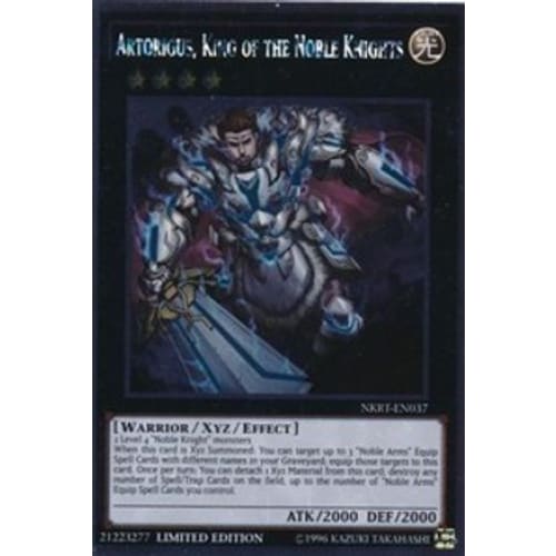 Artorigus King of the Noble Knights (NKRT-EN037) Platinum