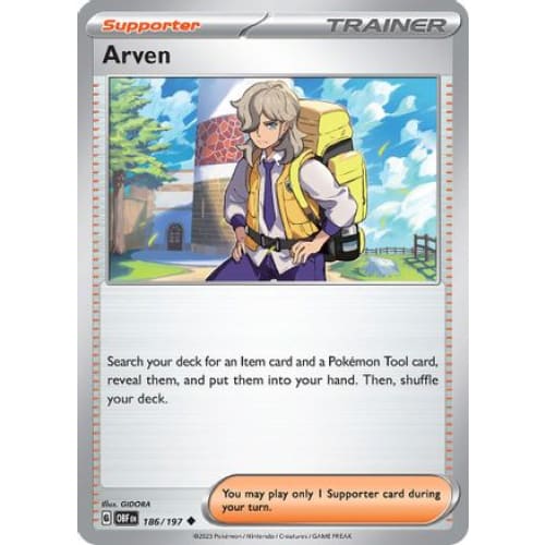 Arven (186) Uncommon Reverse Holofoil - Single
