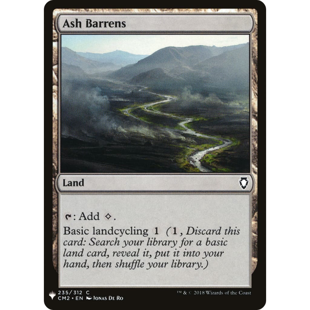 Ash Barrens (PLST-CM2-235) - Single