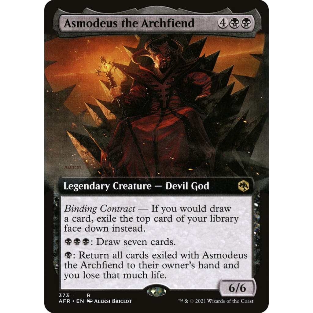 Asmodeus the Archfiend (AFR-373): (Extended Art) Foil