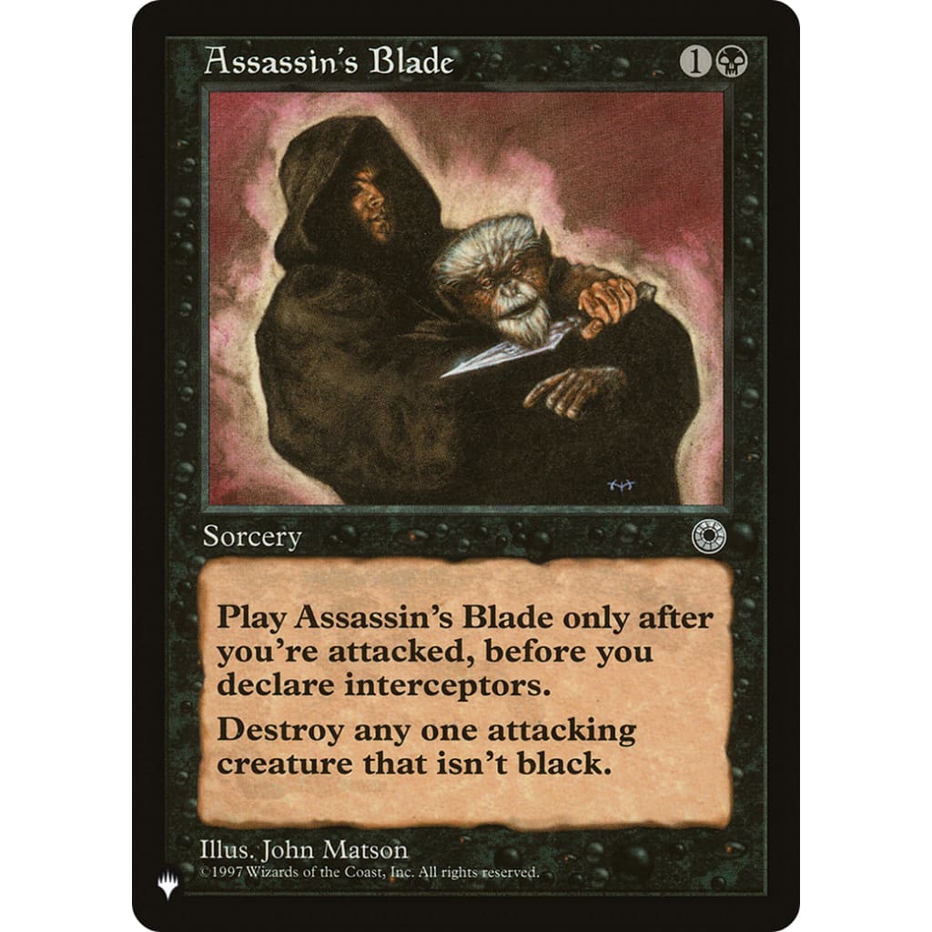 Assassin’s Blade (PLST-POR-80) - Single