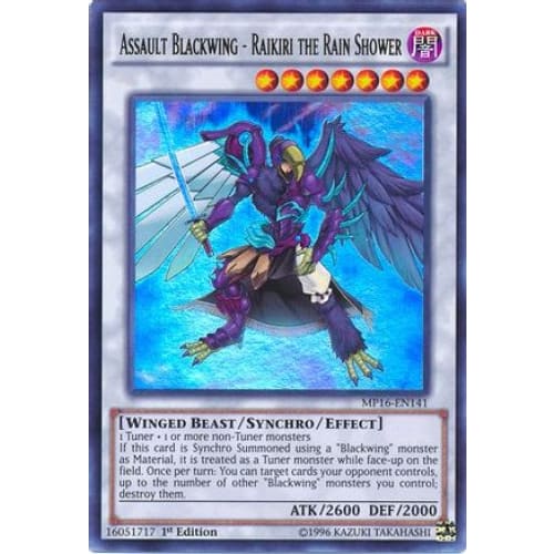Assault Blackwing - Raikiri the Rain Shower (MP16-EN141)