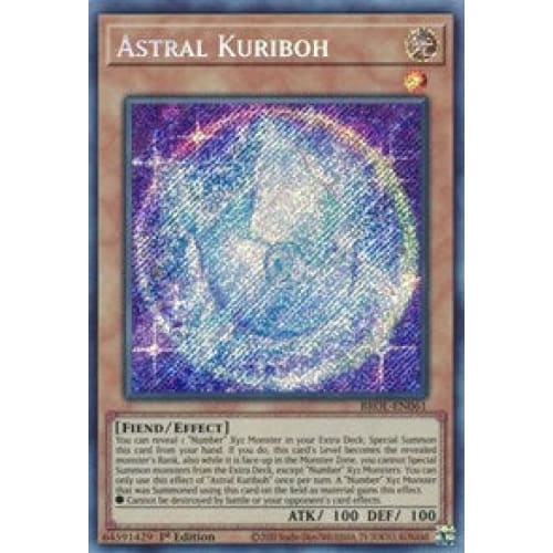 Astral Kuriboh (BROL-EN061) Secret Rare 1st Edition - Single