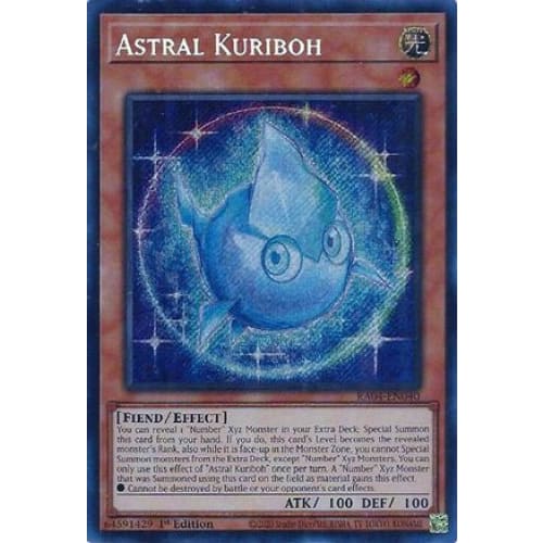 Astral Kuriboh (Secret Rare) - RA04-EN040 Secret Rare 1st
