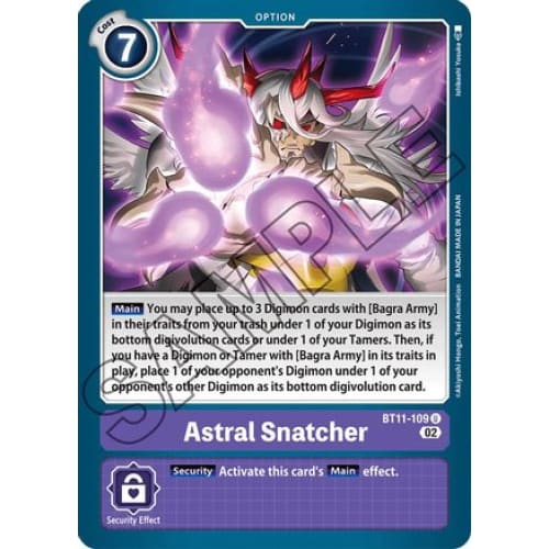 Astral Snatcher - BT11-109 - Uncommon Foil - Single