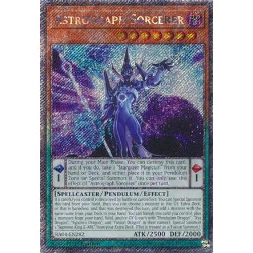 Astrograph Sorcerer (Platinum Secret Rare) - RA04-EN282