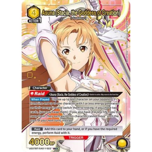 Asuna (Stacia the Goddess of Creation) (022) (SR*)