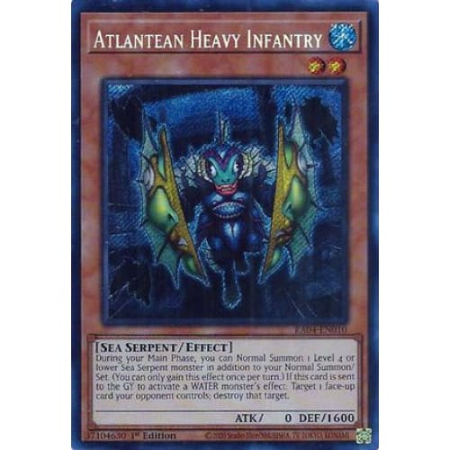 Atlantean Heavy Infantry (Secret Rare) - RA04-EN010 Secret