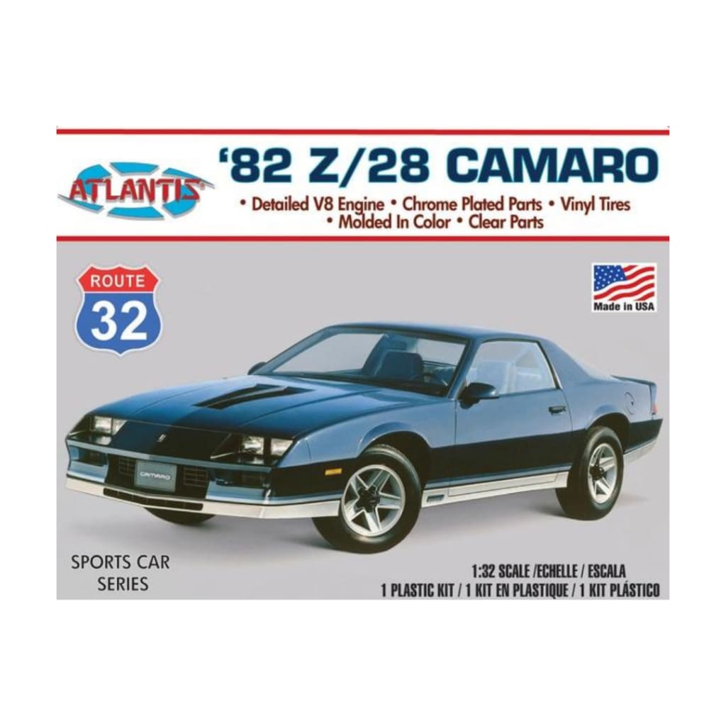 ATLANTIS MODELS 82 Camaro Z-28 Model Kit 1/32 Scale