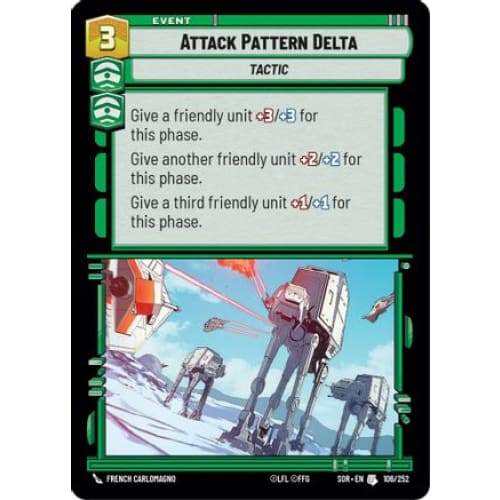 Attack Pattern Delta (106/252) - Spark of Rebellion - Single