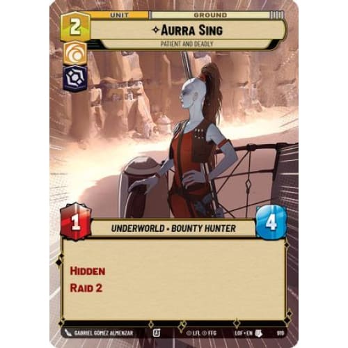 Aurra Sing - Patient and Deadly (Hyperspace Foil) (919)