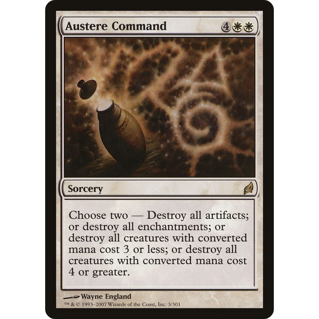 Austere Command (LRW-003) Foil - Single