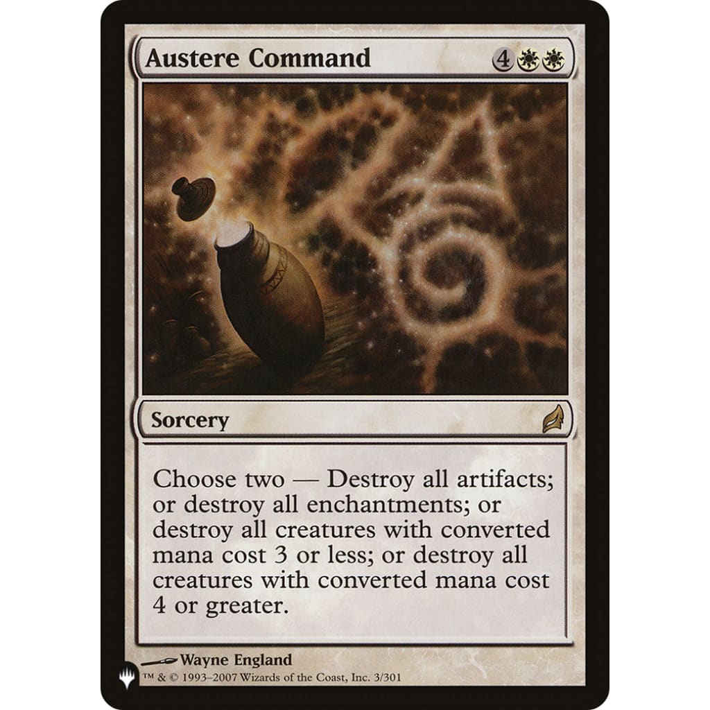 Austere Command (PLST-LRW-3) - Single
