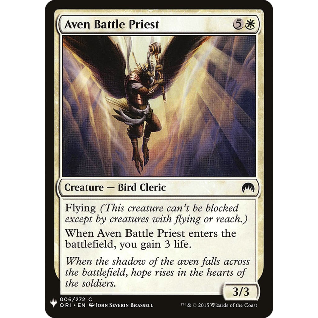 Aven Battle Priest (PLST-ORI-6) - Single