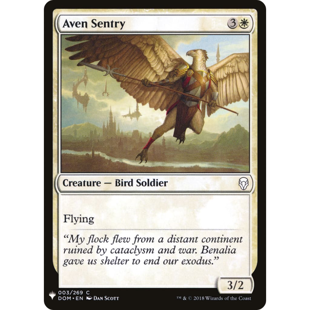Aven Sentry (PLST-DOM-3) - Single
