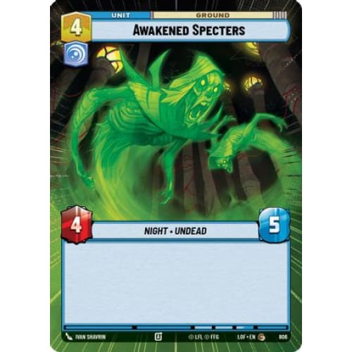 Awakened Specters (Hyperspace Foil) (806) Foil - Single