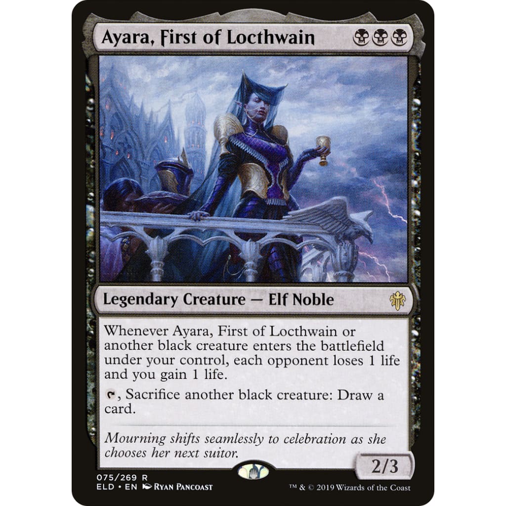 Ayara First of Locthwain (ELD-075) Foil - Single