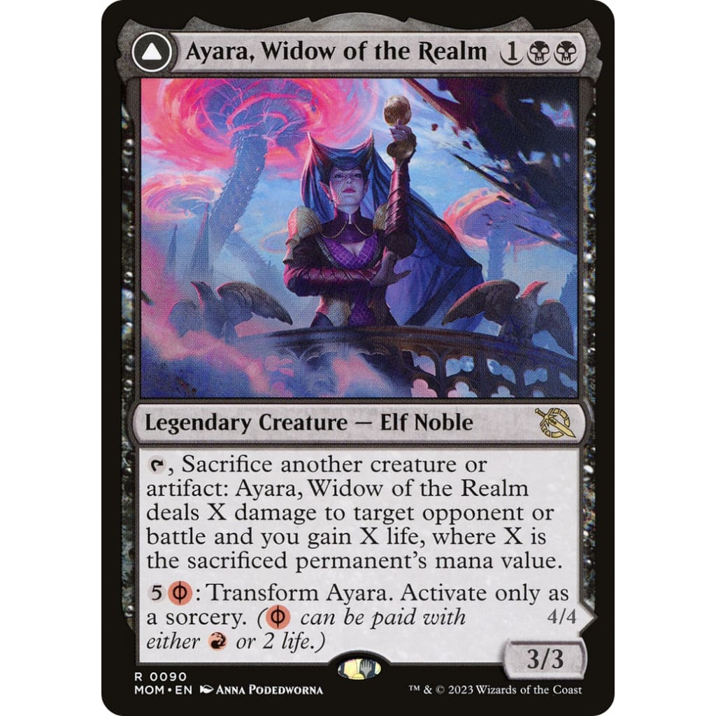 Ayara Widow of the Realm // Furnace Queen (MOM-090) Foil