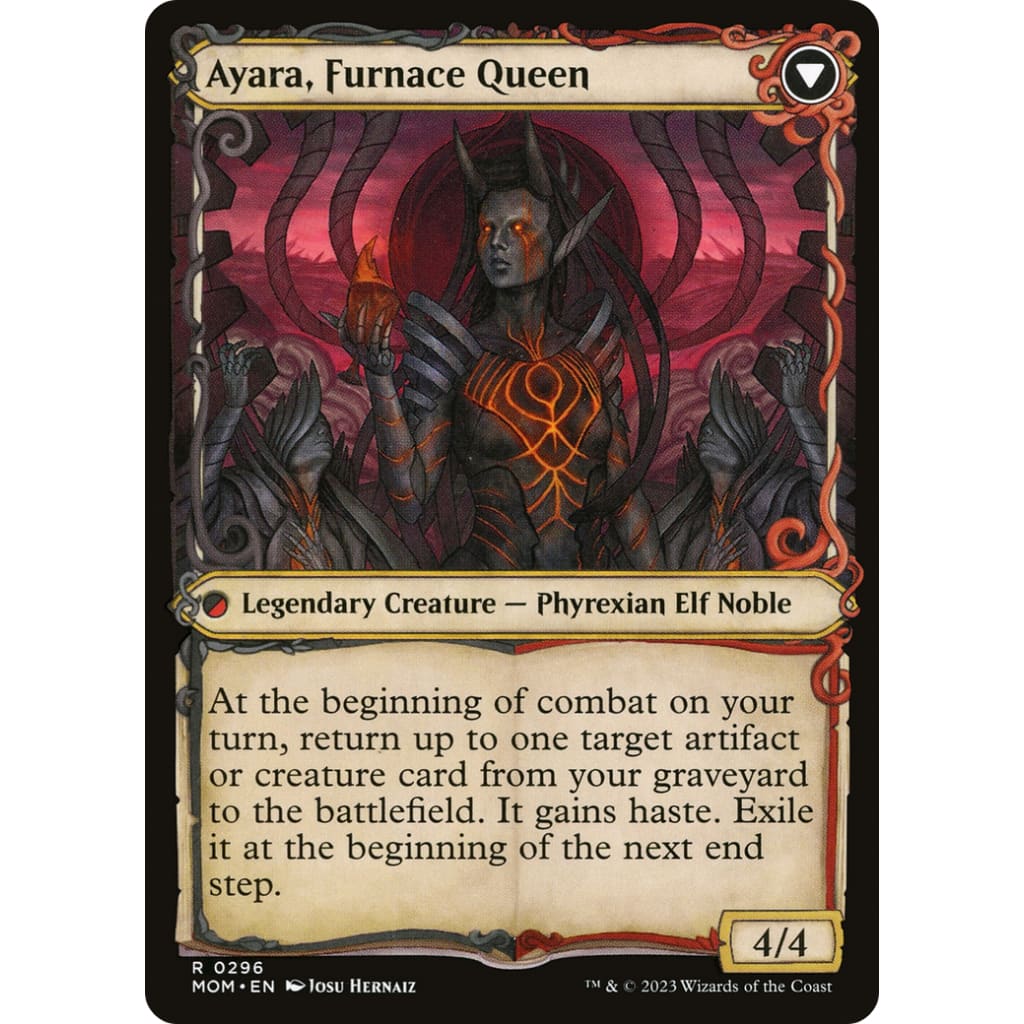 Ayara Widow of the Realm // Furnace Queen (MOM-296):