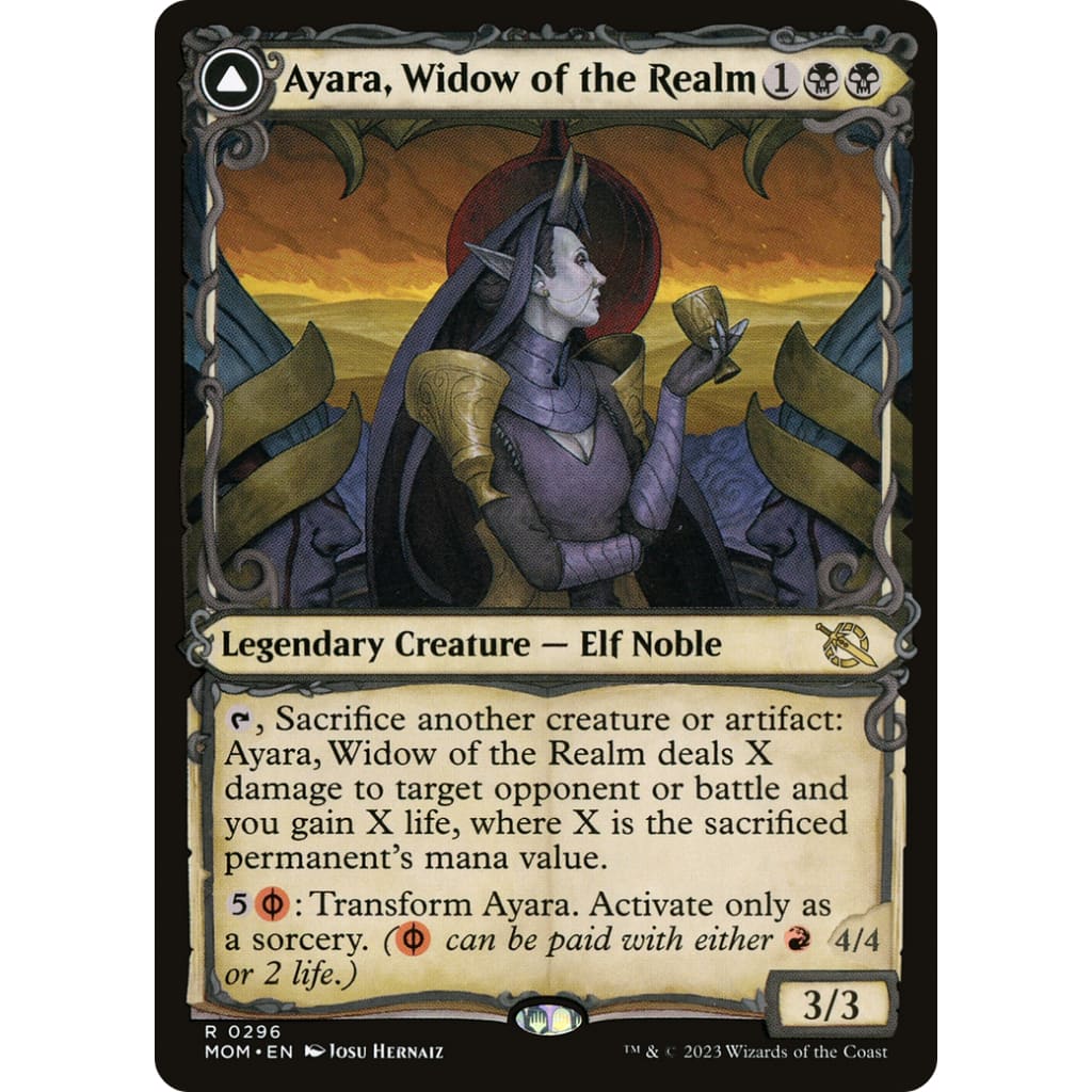 Ayara Widow of the Realm // Furnace Queen (MOM-296):