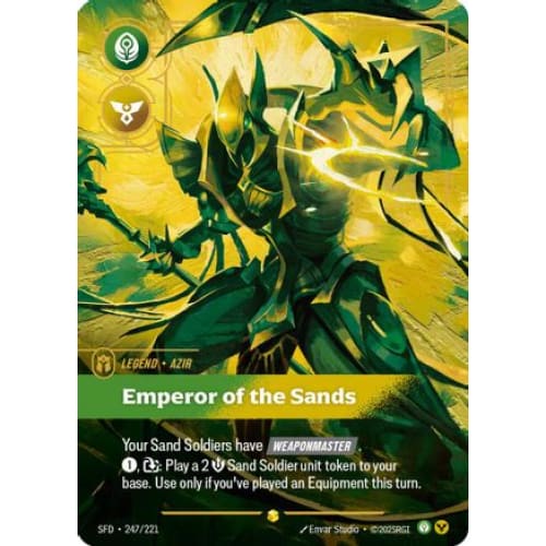Azir - Emperor of the Sands (Overnumbered) (247/221)