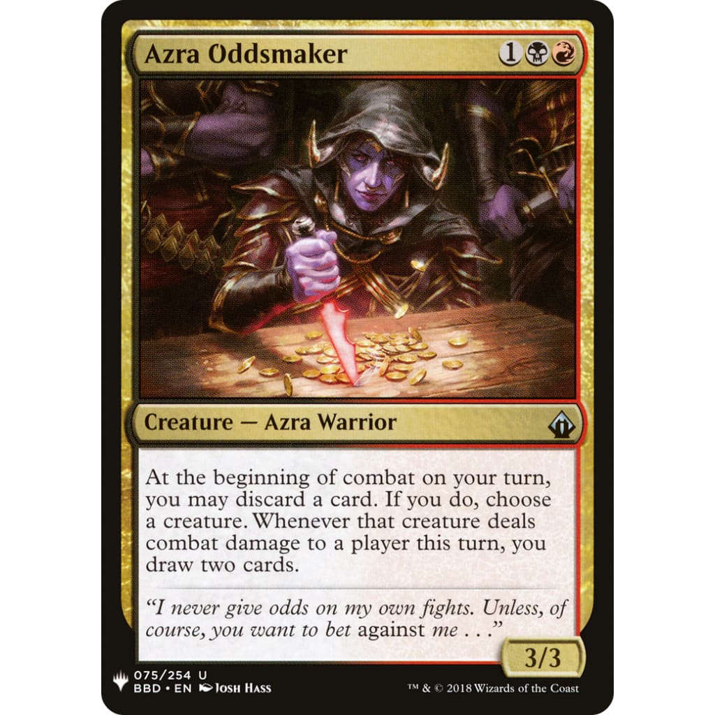 Azra Oddsmaker (PLST-BBD-75) - Single