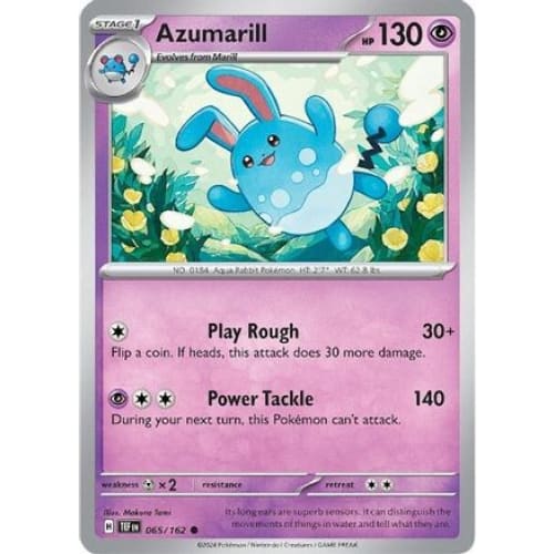 Azumarill (65) Common Reverse Holofoil - Single