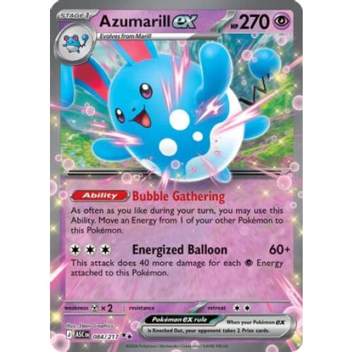Azumarill ex (84) Double Rare Holofoil - Single