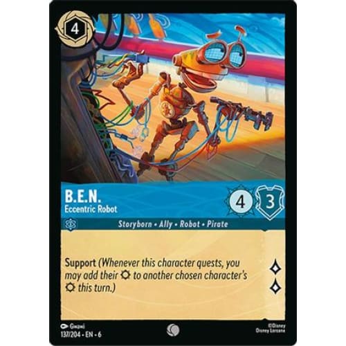 B.E.N. - Eccentric Robot (137/204) - Azurite Sea - Single