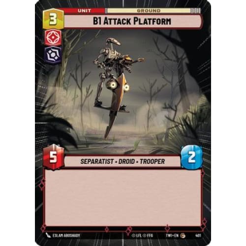 B1 Attack Platform (Hyperspace) (401) Foil - Single