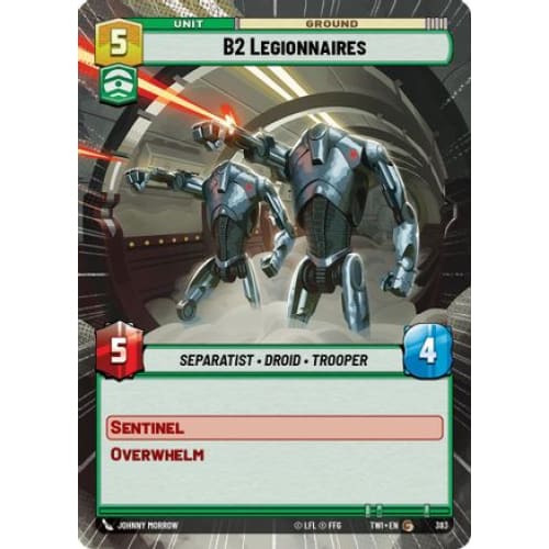 B2 Legionnaires (Hyperspace) (383) Foil - Single