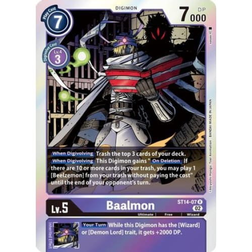 Baalmon - ST14-07 - Rare Foil - Single