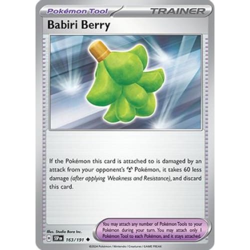 Babiri Berry (163) Uncommon Reverse Holofoil - Single