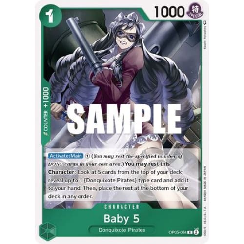 Baby 5 (034) OP05-034 R Awakening of the New Era Foil