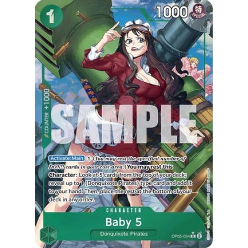 Baby 5 (OP05-034) (Alternate Art) OP05-034 R Premium