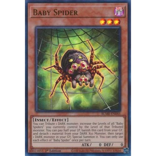 Baby Spider - BLMR-EN045 Ultra Rare 1st Edition - Single