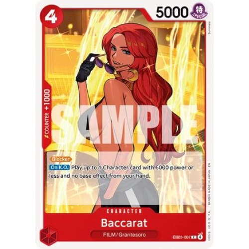 Baccarat EB03-007 C Extra Booster: One Piece Heroines