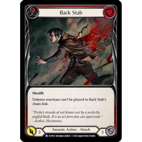Back Stab (Red) (OUTSIDERS) - Single