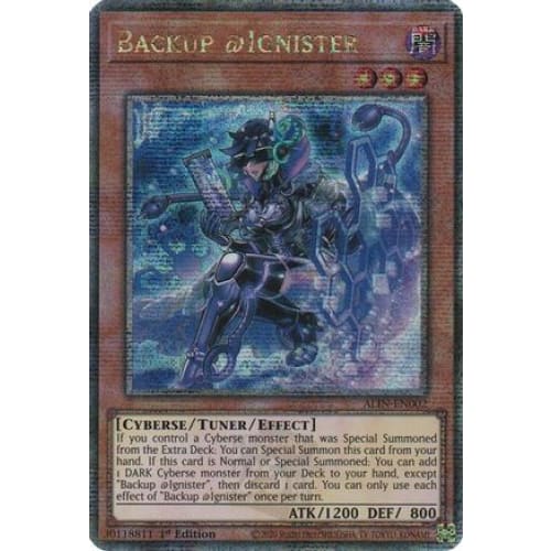 Backup @Ignister (Quarter Century Secret Rare) - ALIN-EN002