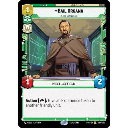 Bail Organa - Rebel Councilor (094/252) - Spark