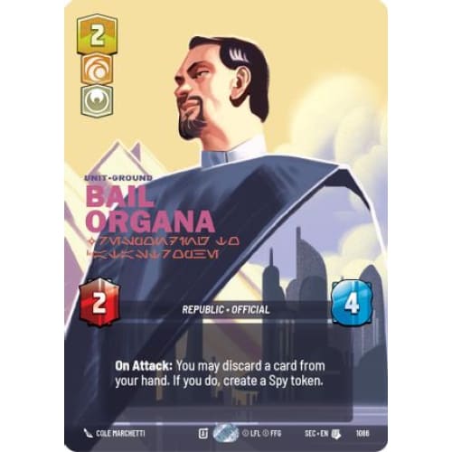Bail Organa - Responding to Catastrophe (Prestige Foil)