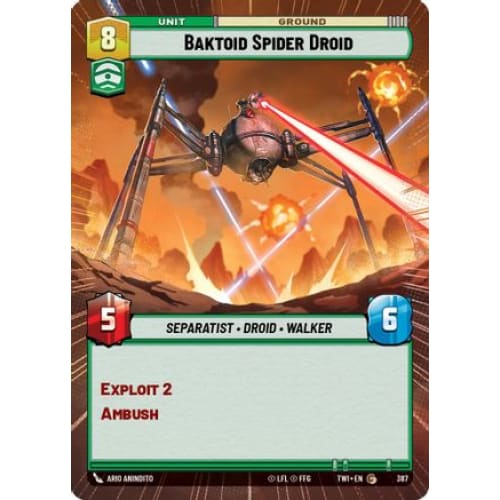 Baktoid Spider Droid (Hyperspace) (387) - Single
