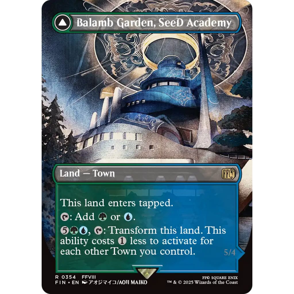 Balamb Garden SeeD Academy (Borderless) (FIN-354) - Single